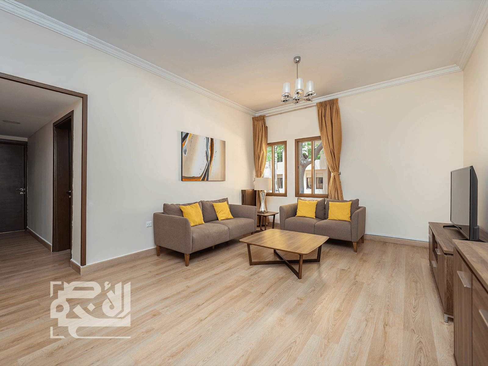 Furnished living room